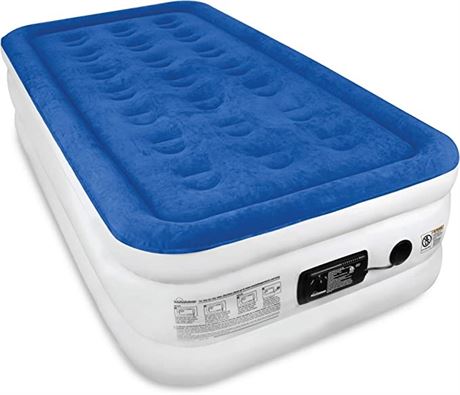 SoundAsleep Dream SeSoundAsleep Dream Series Air Mattress w/ Built in Pump- TWIN