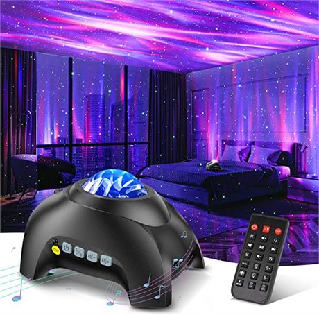 Northern Galaxy Light Aurora Projector Remote Control, Bluetooth Speaker