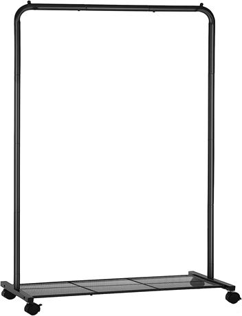 36 Inch Garment Rack Steel Frame, Black