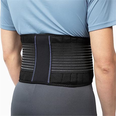 BraceUP Back Support Belt for Men and Women (S/M)