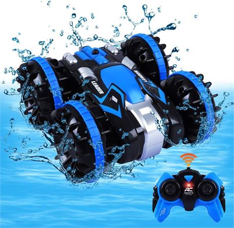 2.4 GHz Remote Control Boat Waterproof RC Monster Truck Stunt Car 4WD