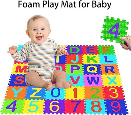 36 Tiles Children�s Foam Puzzle Mat