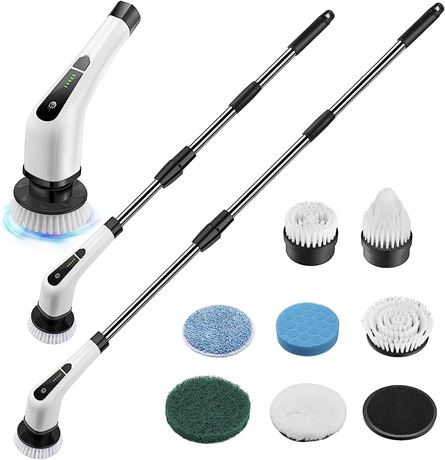 LOSUY Electric Spin Scrubber, Cordless 7 in 1