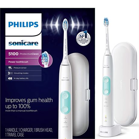 Philips Sonicare ProtectiveClean 5100 Rechargeable Electric Power Toothbrush