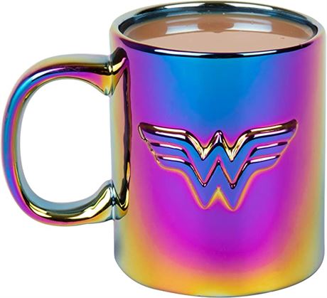 Wonder Woman Ceramic Coffee Mug - Iridescent