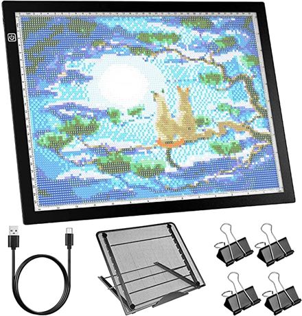 HIRALIY A3s LED Light Box Diamond Painting Light Pad Kit