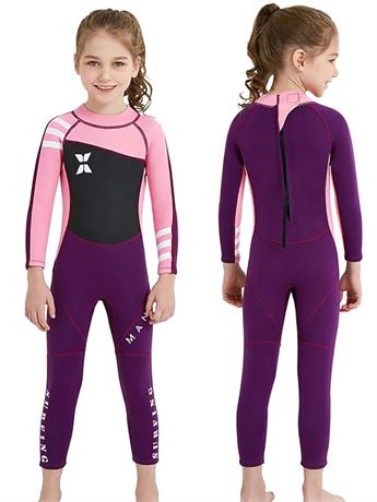 Dive & Sail Sz XL Kids Girls Mana Surfing Beach Wetsuit