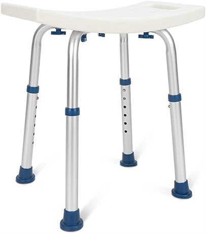 Zler Shower Chair, Adjustable Shower Seat