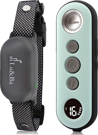 Lu&Ba Rechargeable Dog Training Collar with Remote