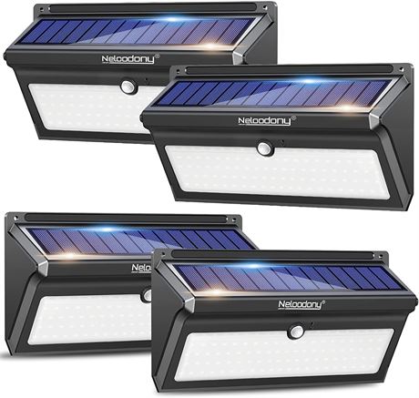 Neloodony Solar Outdoor Lights 100 LED Wireless Motion Sensor Lights