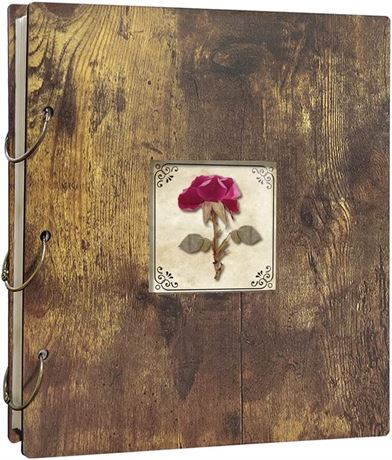 EdenseeLake Dried Flower Photo Album 4x6" Holds 500 Photos