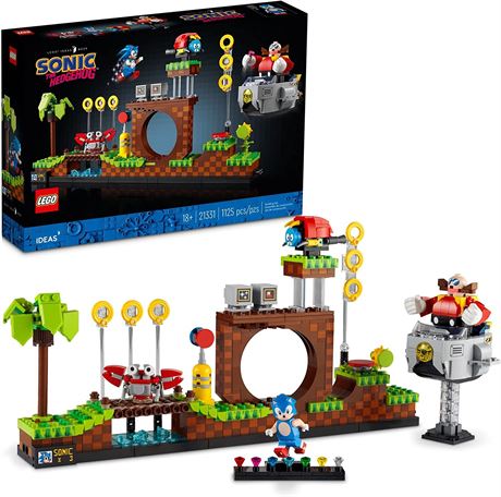 LEGO Ideas Sonic The Hedgehog � Green Hill Zone 21331 Collectible Set,