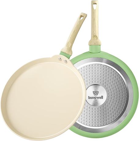 Innerwell Nonstick Crepe Pan - Green