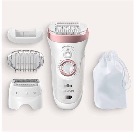 Braun Silk Epil 9 9710 SensoSmart Cordless Wet & Dry 2-in-1 Epilator