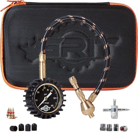 Grit Performance Tire Pressure Gauge (0-60 PSI) Heavy Duty