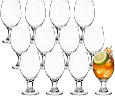 Bekith 12 Pack Goblet Party Glasses 13-Ounce