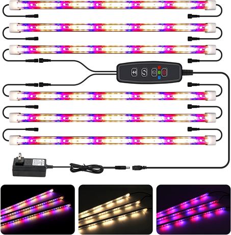 LED Grow Lights Strips for Indoor Plants , 8 strips