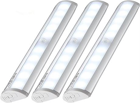 Kuled 10-led Wireless Motion Sensing Light - 3 Pack