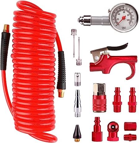 Hromee 16 Pieces Air Compressor Accessory Kit