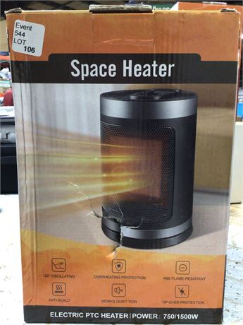 Intertek Space Heater, 750/1500W