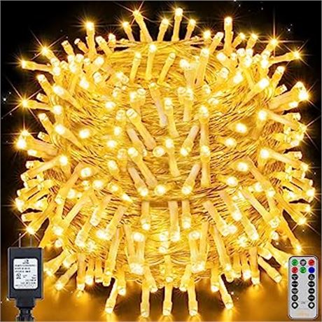 Ollny Christmas Lights Outdoor 800LED 262FT - Warm White