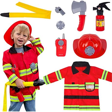 Liberty Imports Fireman Gear Firefighter Costume