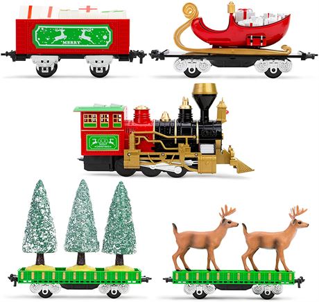 Boley Christmas Train Set - 22 Pc Electric Kids Train Set