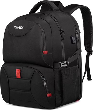 Hilusen Extra Large Backpack, Black