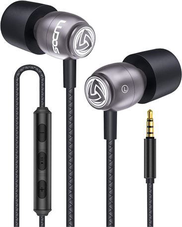 LUDOS Clamor Earbuds Wired in Ear Headphones