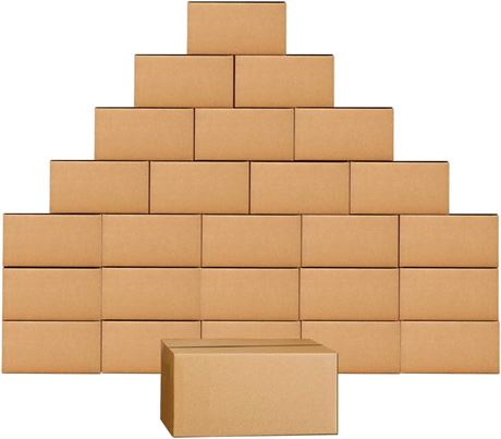 Edenseelake Shipping Boxes 11 x 6 x 6 Cardboard Box, 25 Pack