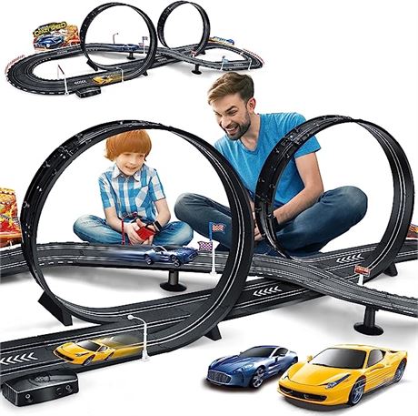 Katrain Electric Rail Car Track Set