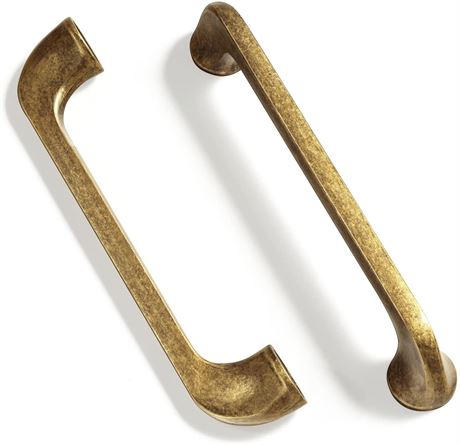 6 Pack Antique Brass 5-Inch(128mm) Center to Center Cabinet Handles