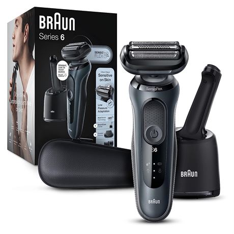 Braun Electric Razor, Series 6 6075cc SensoFlex Electric Shaver