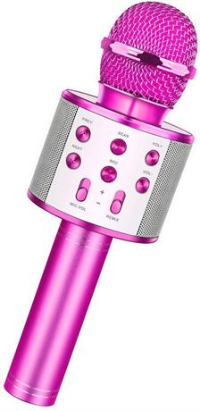 Wireless Bluetooth Karaoke Microphone,Rechargeable Kids