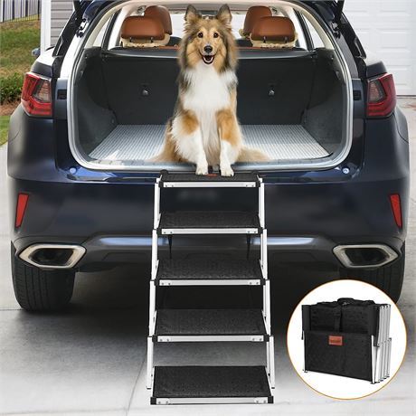 LOOBANI Lightweight Dog Car Stairs