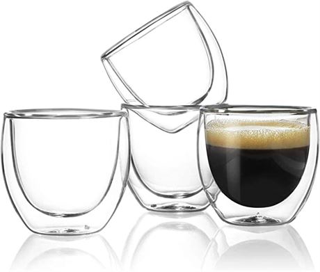 Sweese Espresso Glasses, 4-Count