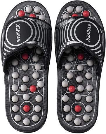 BYRIVER Acupressure Reflexology Massage Slippers Shoes