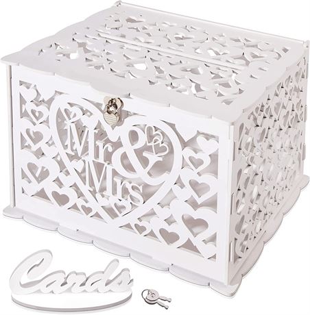 Great Lakes Memories GLM Wedding Card Box With Lock and Key