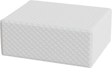 GLEUR Square Pillow for Side Sleepers - Thick Bed Pillow 15"x 12" x 5"