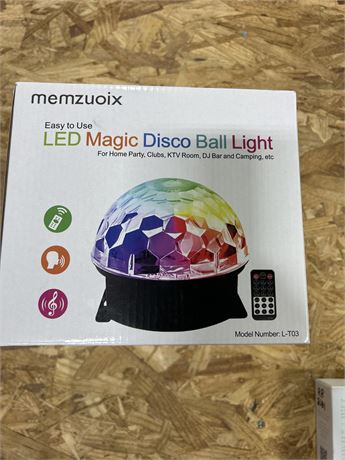 Memzuoix Led Magic Disco Ball Light