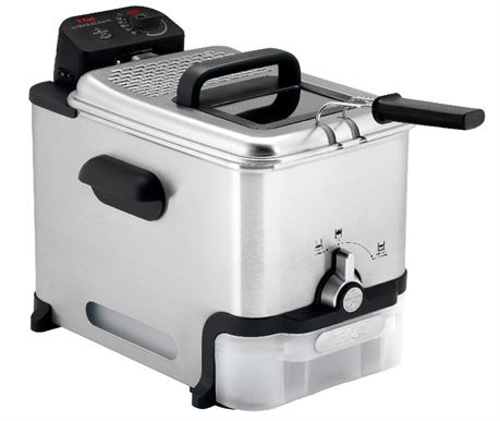 T-Fal Ultimate EZ Clean Stainless Steel Deep Fryer with Basket 3.5 Liter