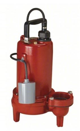 LIBERTY PUMPS Sewage Pump: 3/4, 120V AC, 125 gpm Flow Rate @ 10 Ft. of Head