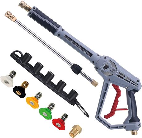 RIDGE WASHER Pressure Washer Gun w/ Extension Wand