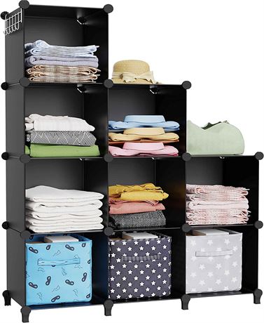 HOMIDEC Closet Organizer, 9-Cube Closet Organizers & Storage