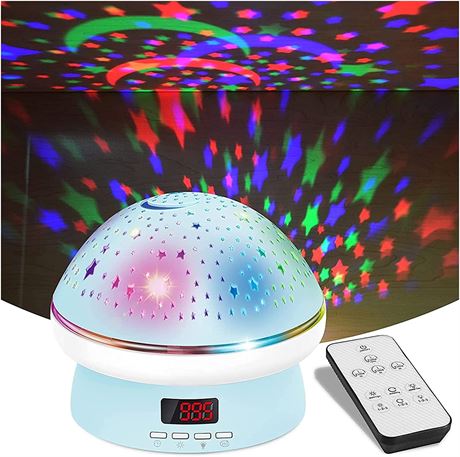 Mushroom Galaxy Projector Turning Lamp Star Projector Night Light