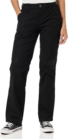 Carhartt Women's Flex Loose Fit Canvas Pant - 18R Black