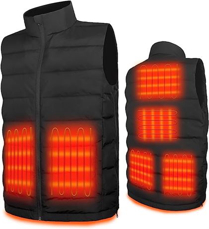 Anoopsyche Heated Vest - Black - XXL