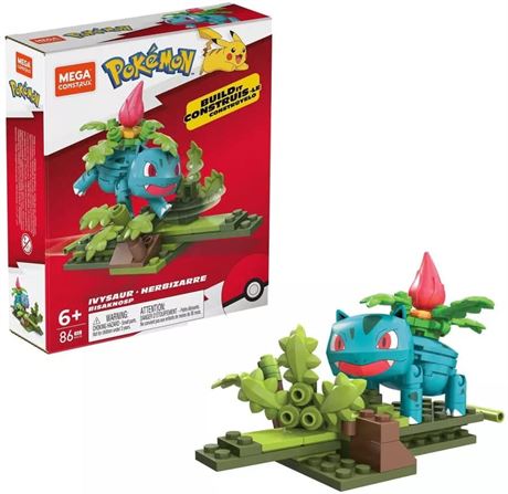 Mega Construx Pokemon Ivysaur 86 Pieces