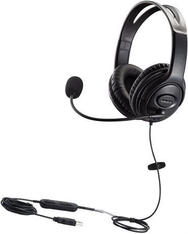 USB Headset with Microphone for Computer