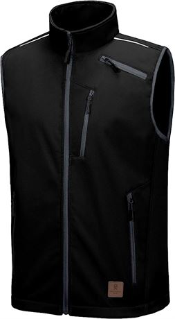 Little Donkey Andy Men's Lightweight Vest - Large - Black